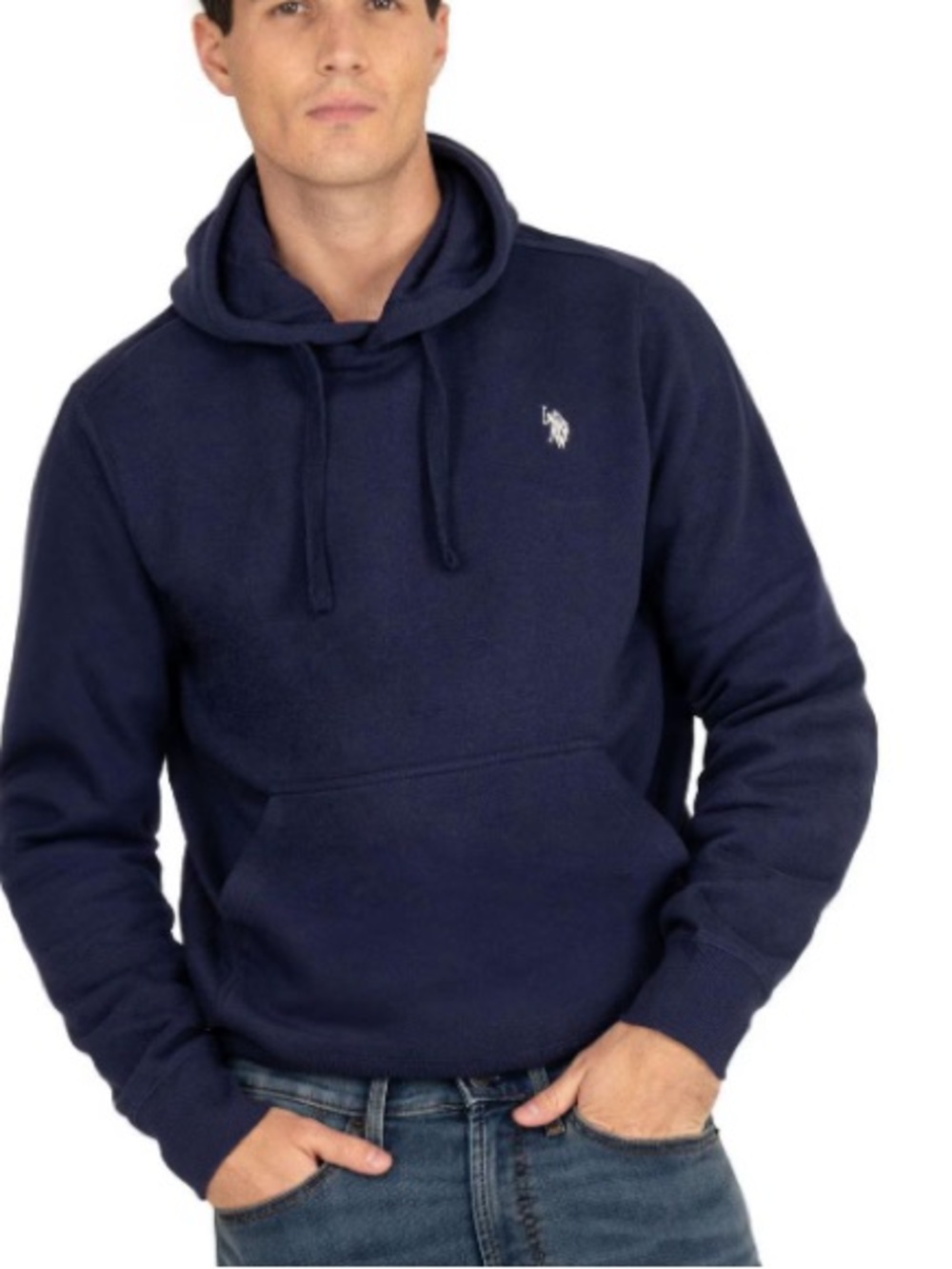 U.S. Polo Assn. Navy Pullover Hoodie men’s size small New